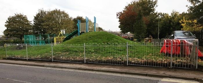 Fence adjacent to the road